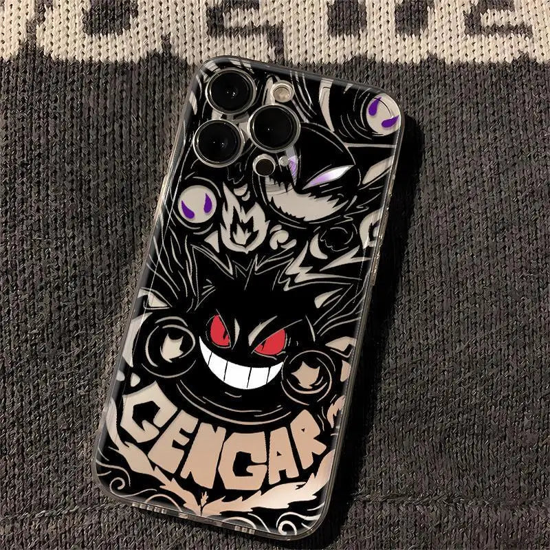 Cool Pokemon Gengar Pattern Phone Case For iPhone
