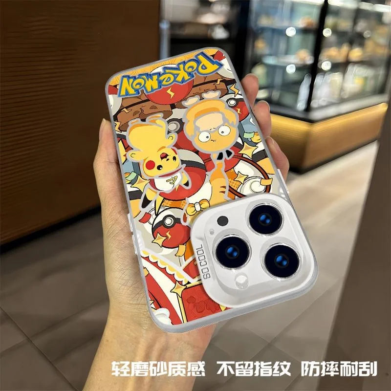 Cute Pikachu Psyduck Phone Case For iPhone