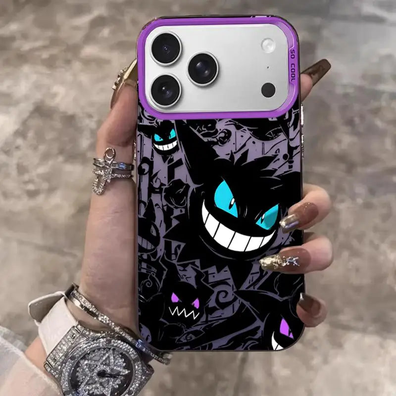 Cute Gengar Haunter Gastly Phone Case  For iPhone