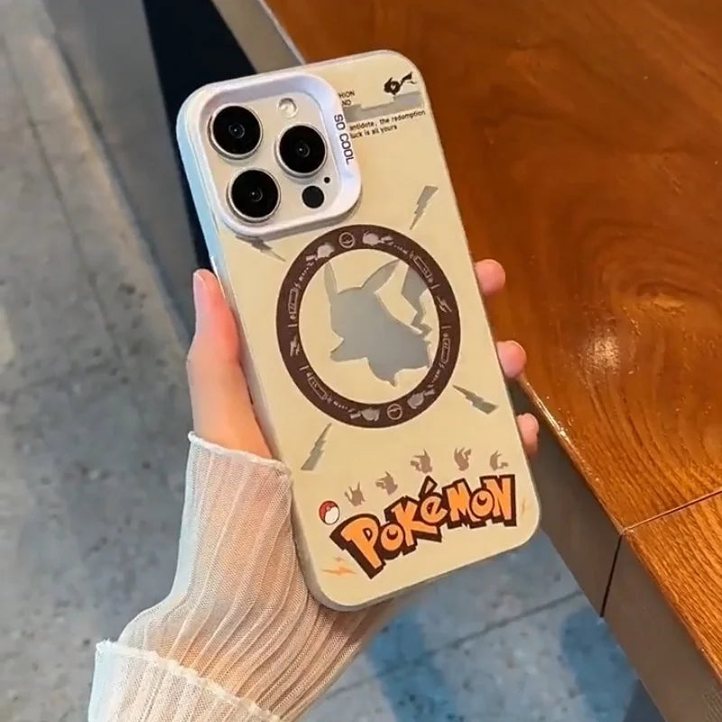 Cute Pikachu Run Phone Case For iPhone