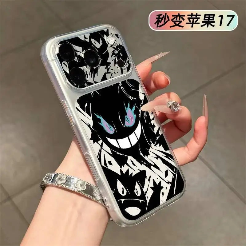 Cute Cartoon Pokemon Gengar Pattern Frosted Ultra-Thin Phone Case For iPhone