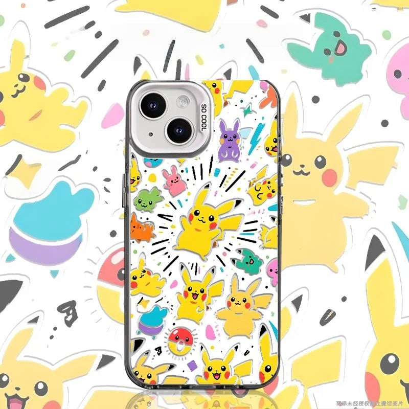 Cute 3D Pikachus Phone Case For iPhone