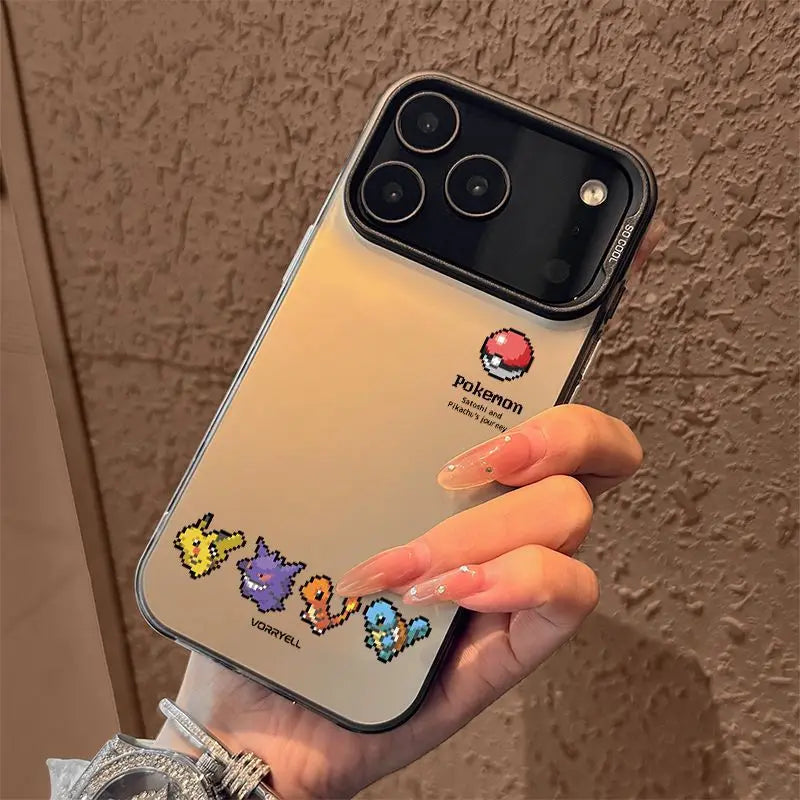 Cute Pixel Pokemon Pattern Phone Case For iPhone