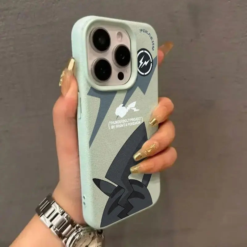 Cool Cute Pokemon Pikachu Pattern Phone Case For iPhone