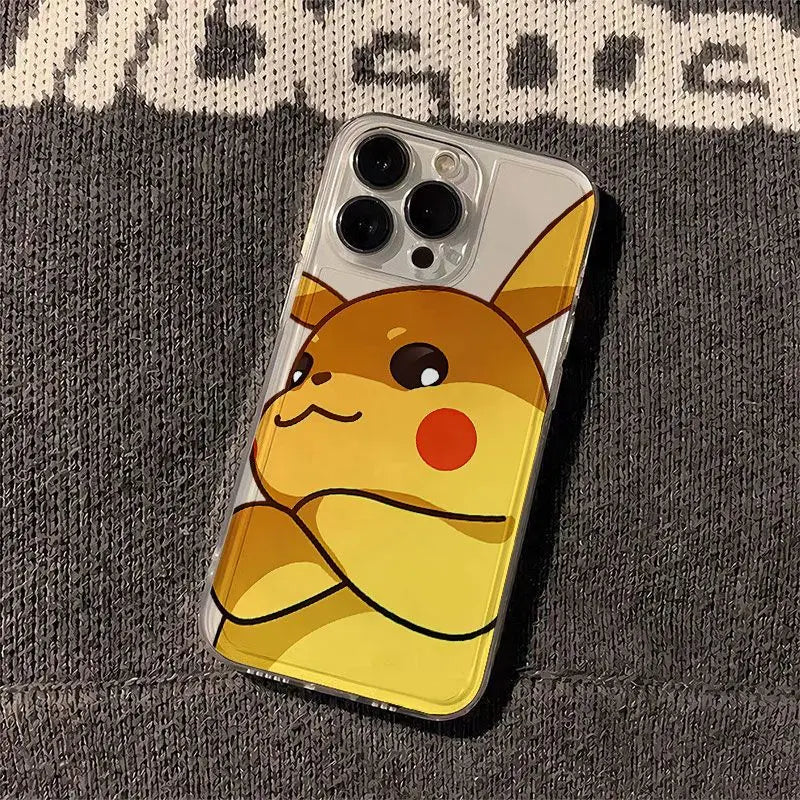 Cute Cartoon Pokemon Pattern Phone Case For iPhone