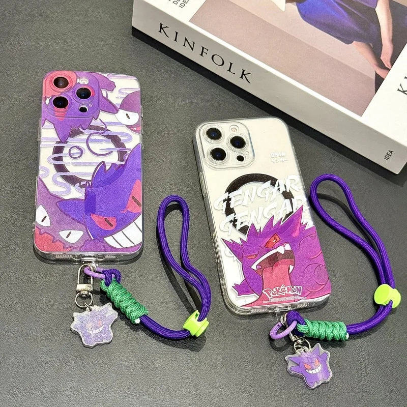 Cute Gengar Mega Phone Case For iPhone