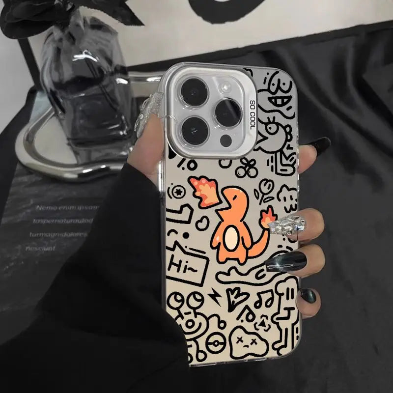 Cute Charmander Pokemon Phone Case For iPhone