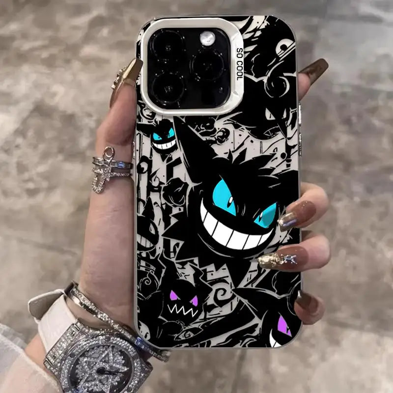 Cute Gengar Haunter Gastly Phone Case  For iPhone