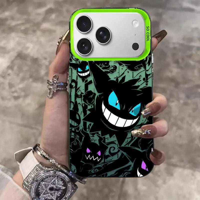 Cute Gengar Haunter Gastly Phone Case  For iPhone