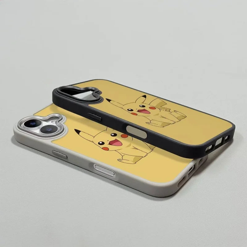 Luxury Pokemons Cute Picachu Phone Case For iPhone