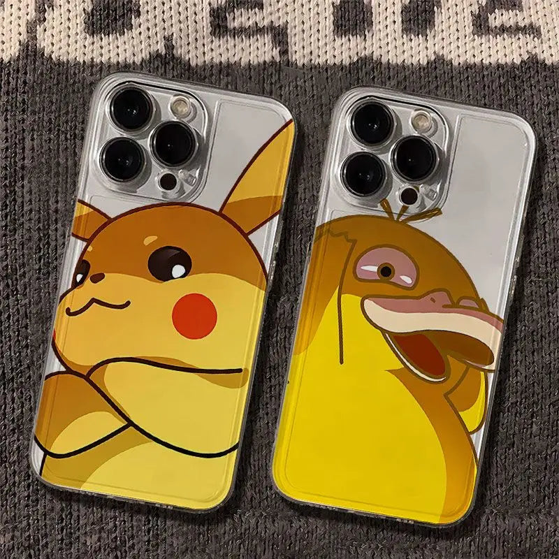 Cute Cartoon Pokemon Pattern Phone Case For iPhone