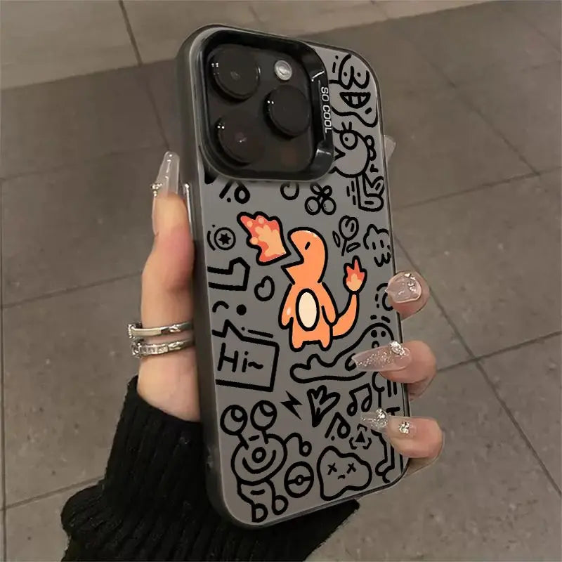 Cute Charmander Pokemon Phone Case For iPhone