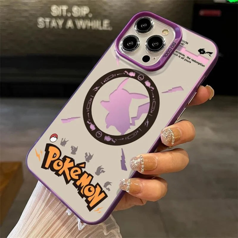 Cute Pikachu Run Phone Case For iPhone