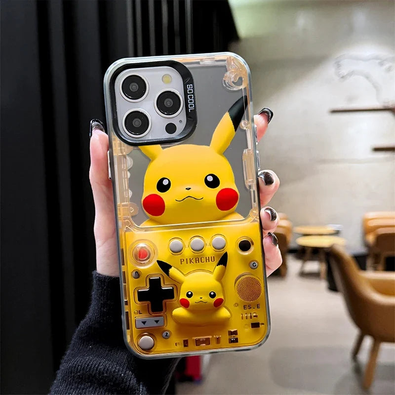 Anime Pikachu Pokemon Gengar Hard Phone Case For iPhone