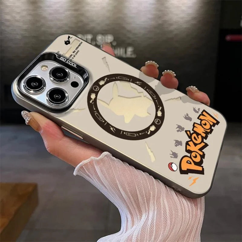 Cute Pikachu Run Phone Case For iPhone