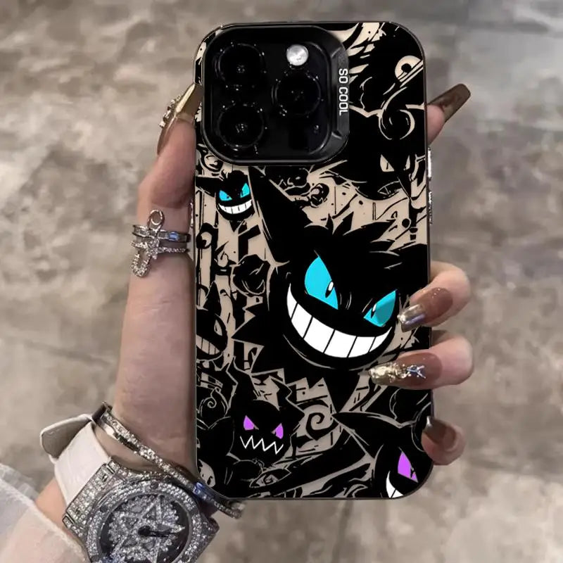 Cute Gengar Haunter Gastly Phone Case  For iPhone