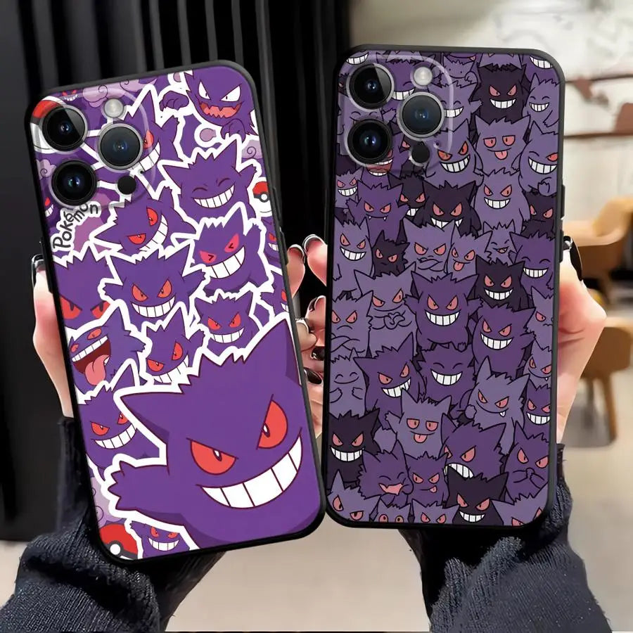 Hot Pokemon Gengar Funda Phone Cover Phone Case For Apple iPhone