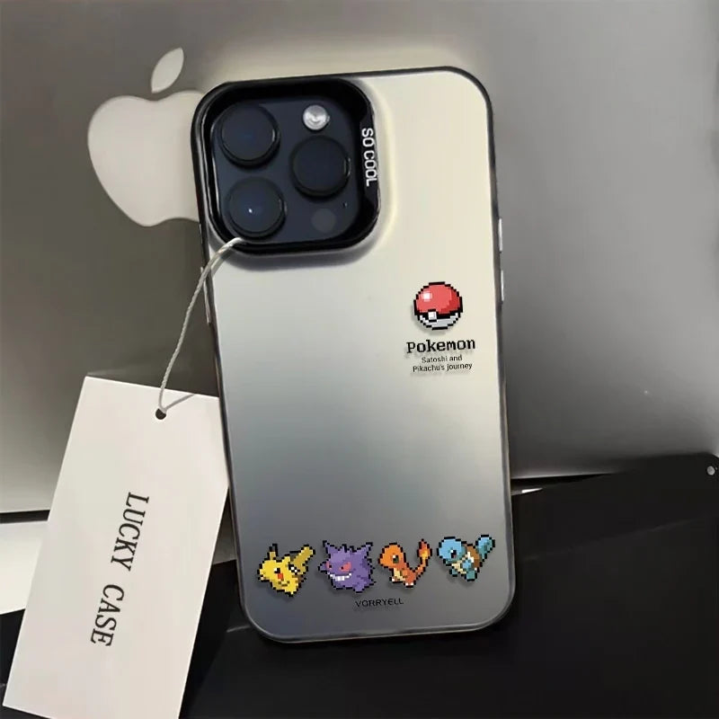 Cute Pixel Pokemon Pattern Phone Case For iPhone